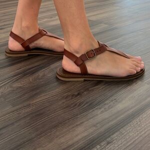 Brown Leather Sandals